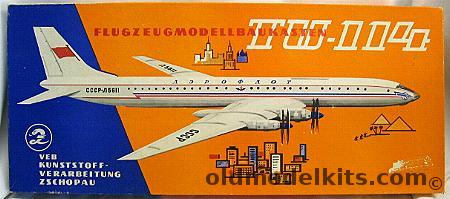 KVZ 1/100 Tupolev Tu-114 Aeroflot plastic model kit